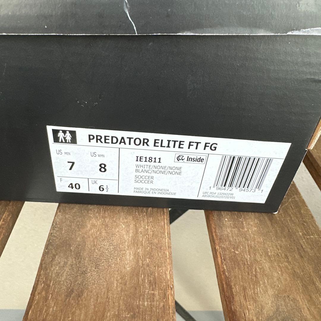 日本未発売 adidas Predator 24エリートFT FGパールパック