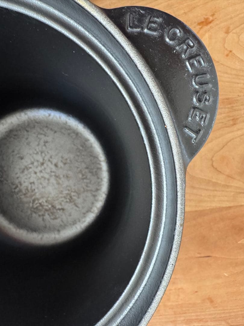 LE CREUSET ブラック 両手鍋 20cm