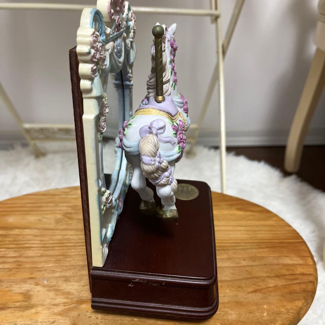 1988年ヴィンテージ　オルゴール　カルーセルコレクション　木馬　④