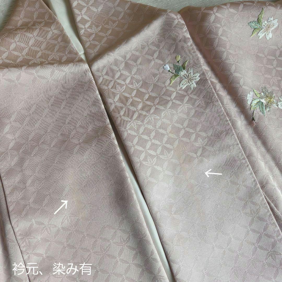 逸品を纏う　桜の刺繍　山口美術織物の付下げ