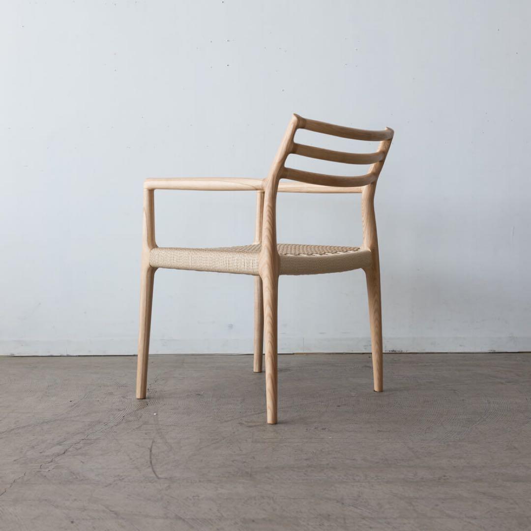 アームチェア アッシュ材 / ウレタン塗装 ペーパーコード F7-135NA