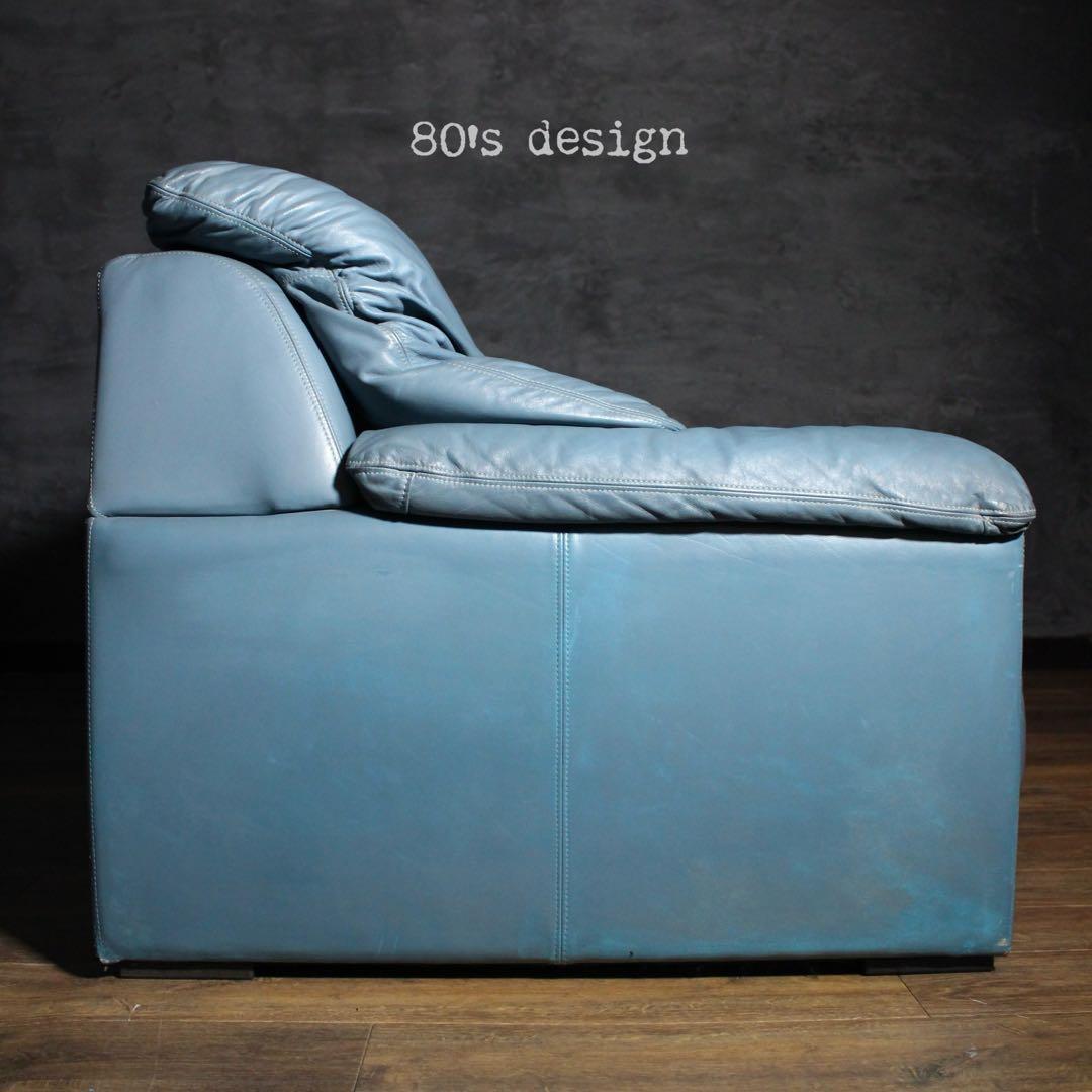 首都圏送無料〜50万マーニー　コレクターコンディション　ターコイズブルー　ソファ