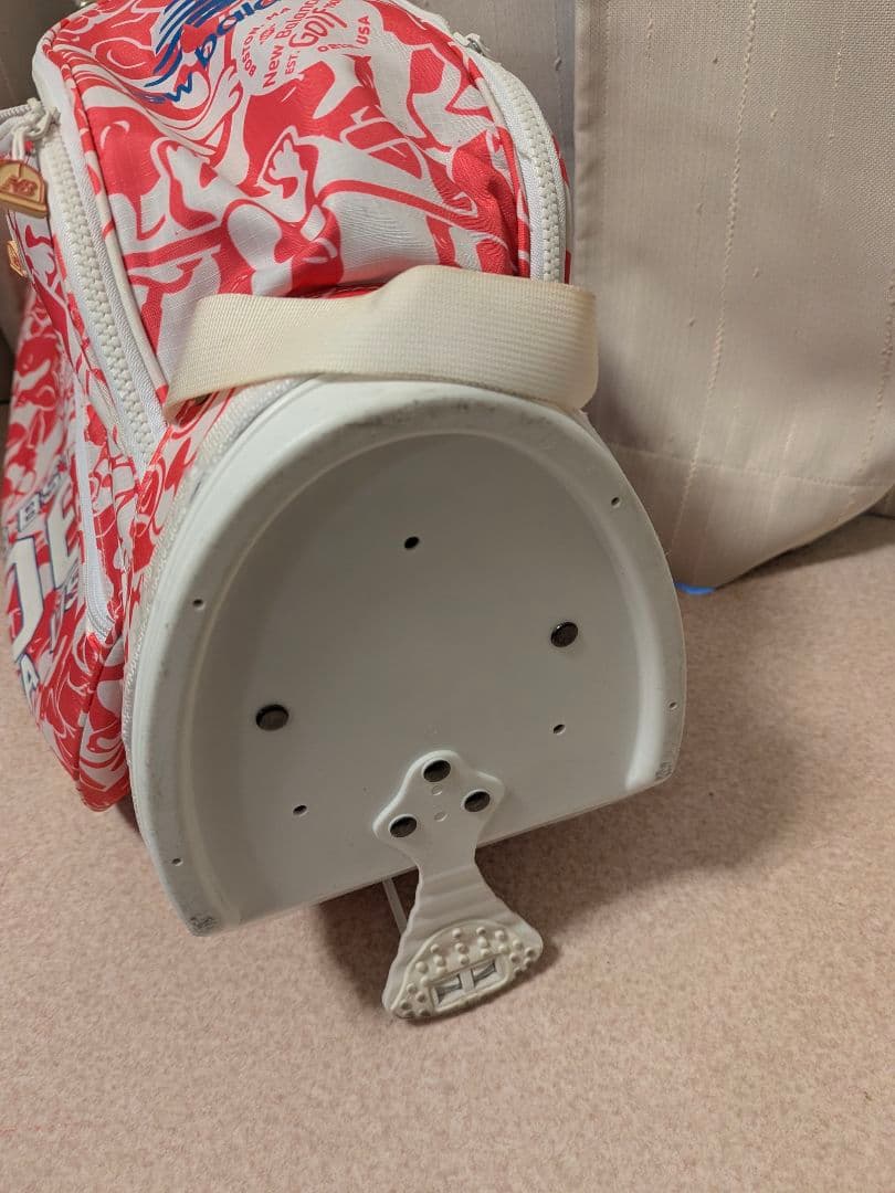 NEW BALANCE キャディバッグ ボストンテリア レディース 犬柄