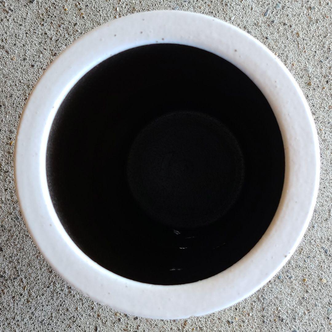 信楽焼傘立て ウェーブ透かし 高さ４４cm