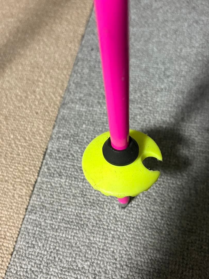 LEKI スキー用ストック ピンク/黒/黄