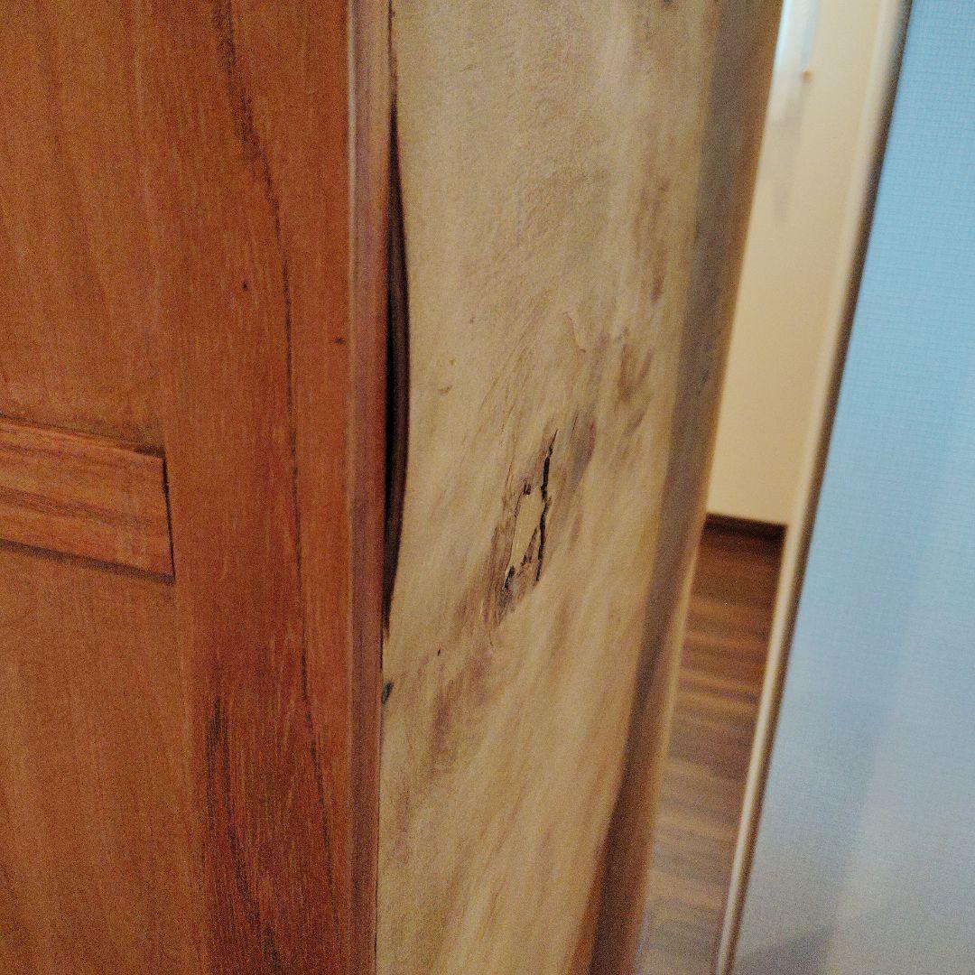 天然木キッチン収納キャビネット