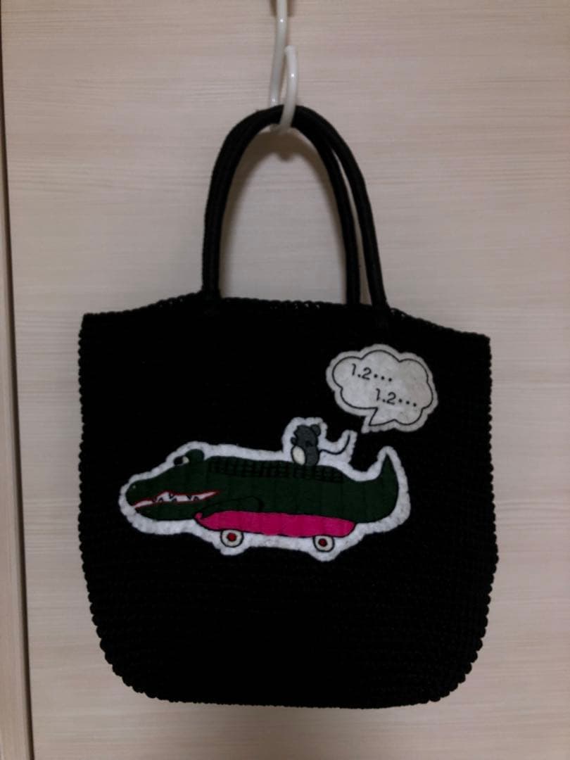 LUDLOW ラドロー　トート　コードバッグ　ブラック黒28900円ワニ