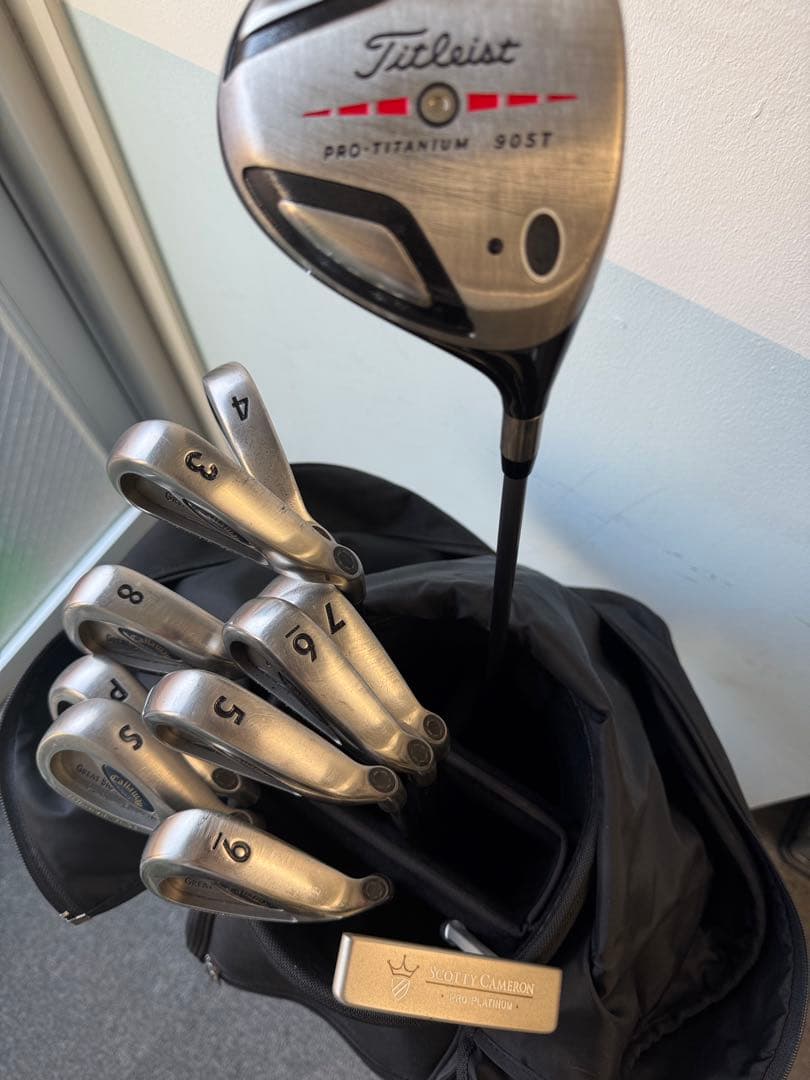 BARNEYS NEWYORK ブラックキャディバッグ