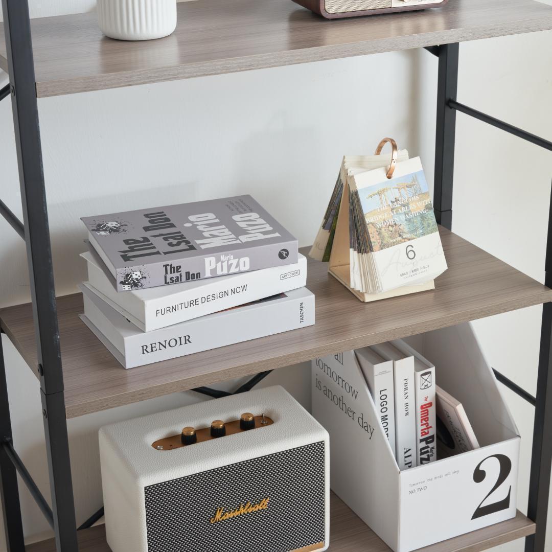 ウッドグレー 収納ラック 本棚 食器棚 レンジ台 リビング キッチン