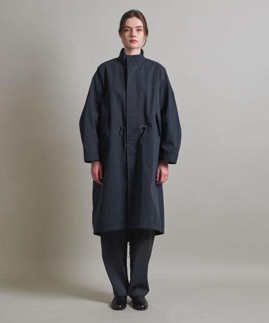 【LOEFF】スタンドカラー ミリタリーコート