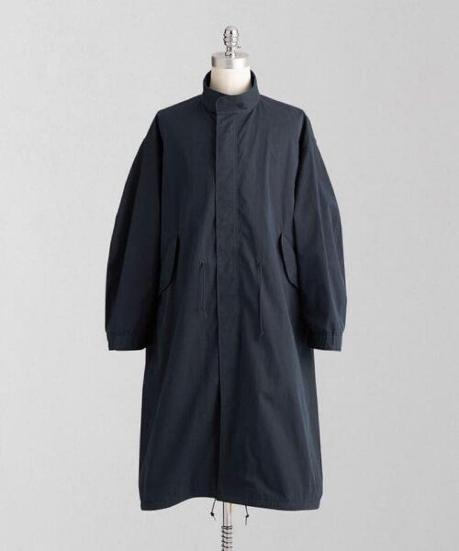 【LOEFF】スタンドカラー ミリタリーコート