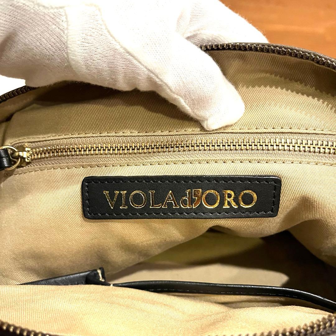 ✨希少✨2WAY✨VIOLAd'ORO ヴィオラドーロ ショルダーバッグ レザー