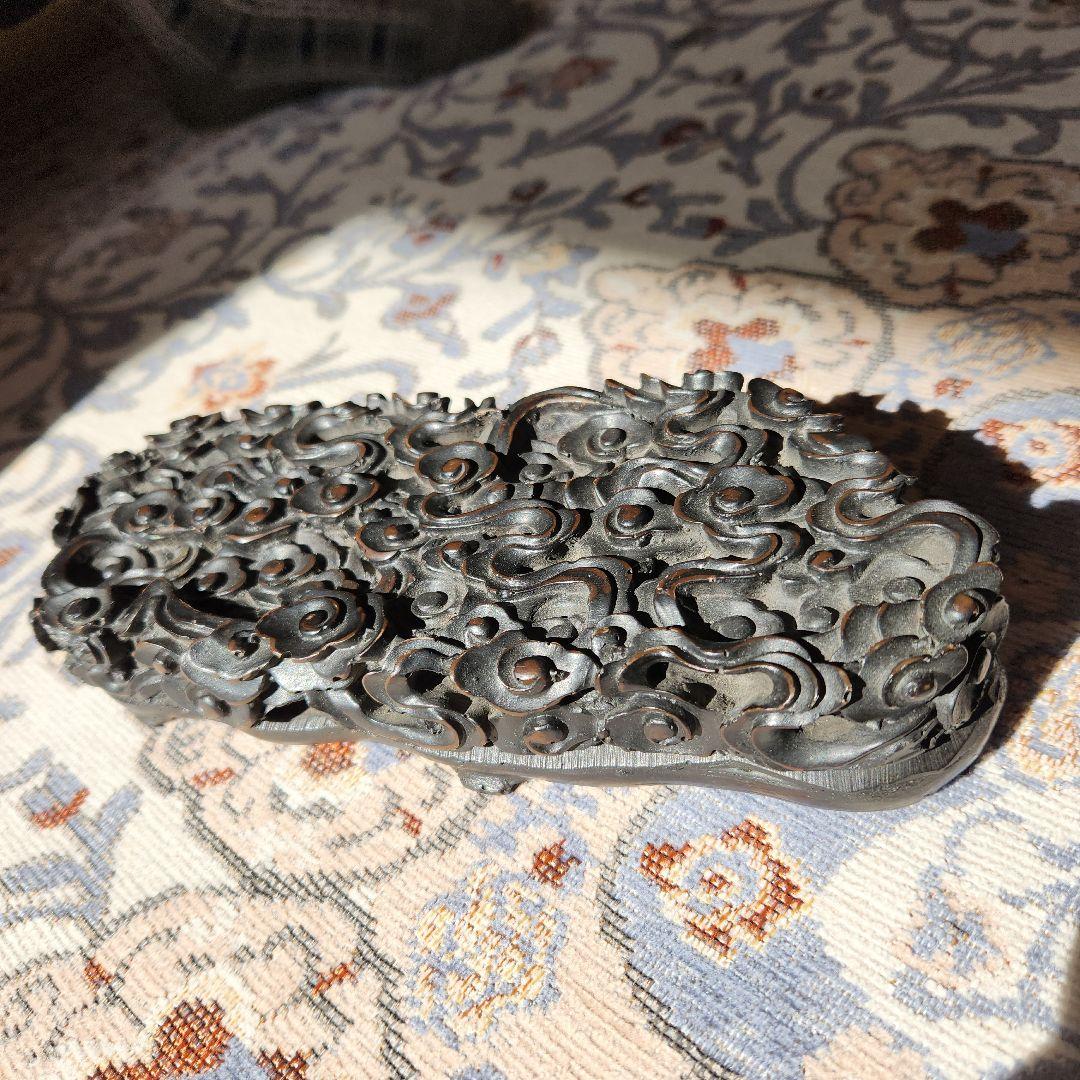 中国8匹の子持ち獅子置物