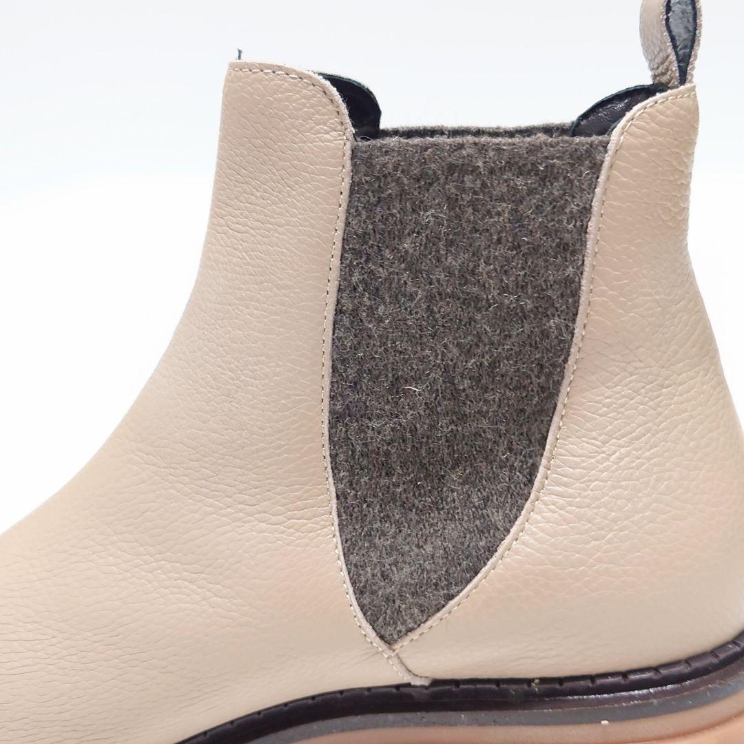 美品 ルーカグロッシ サイドゴア タンクソール ショートブーツ ルカグロッシ