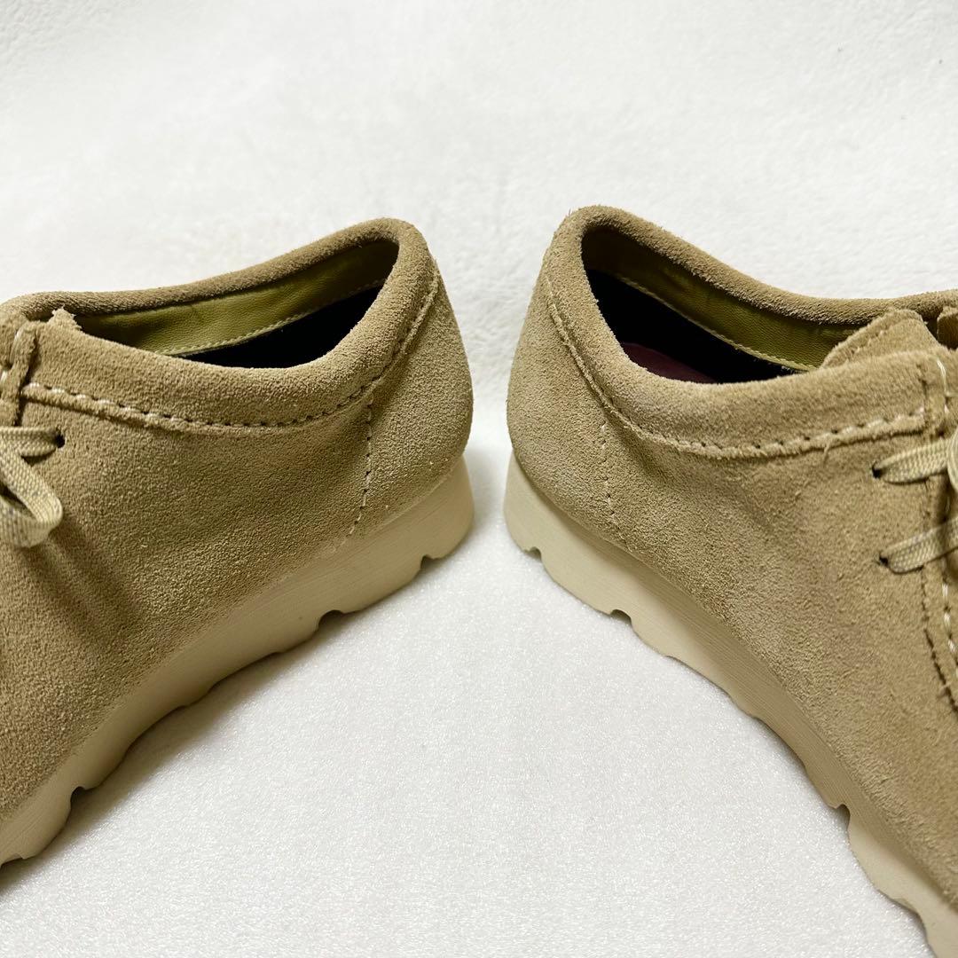 クラークス CLARKS ワラビー ゴアテックス ビブラムソール ベージュ 本革