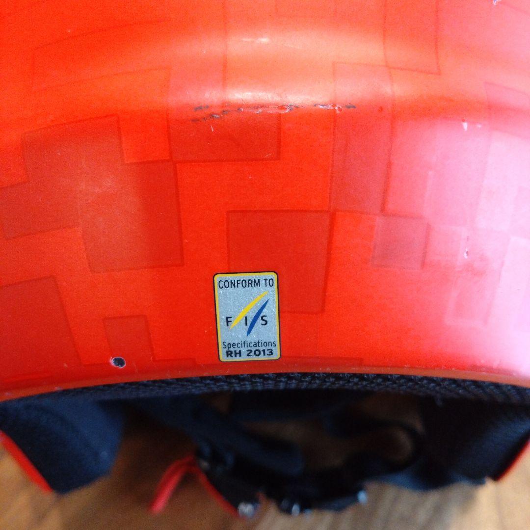 ROSSIGNOL スキー用ヘルメット カーボンブラック/レッド　fis対応