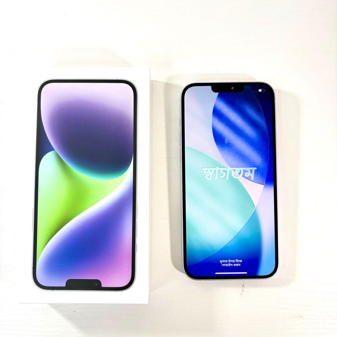 る*ん様 【美品】iPhone14 plus 256GB パープル SIMフリー