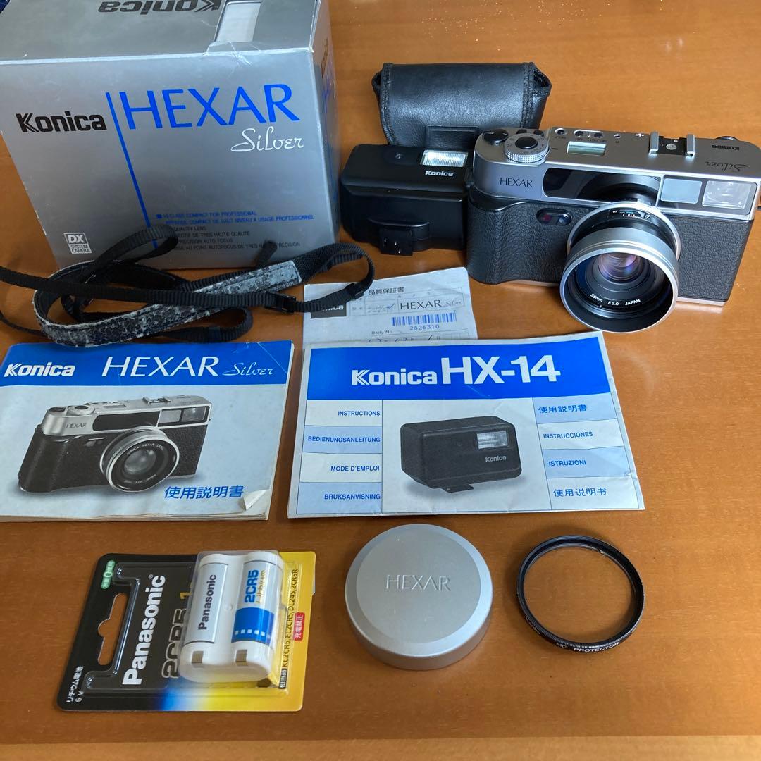 konika HEXAR Silver➕専用ストロボ