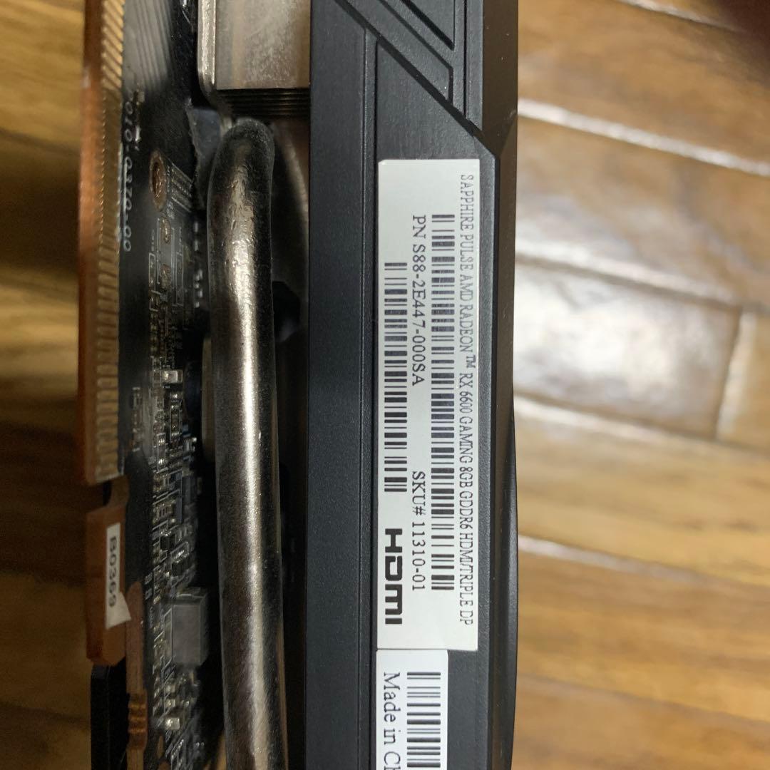 Sapphire Pulse RX6600 8GB(動作確認済み)
