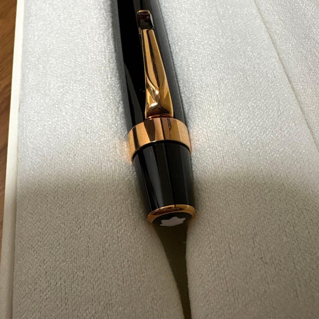 美品　モンブラン MONTBLANC ボールペン ボエム マロン　廃盤　黒×金