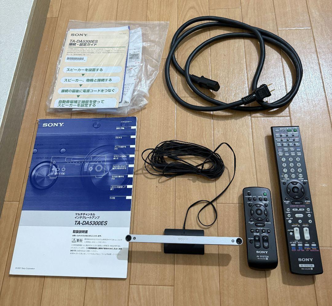 SONY ソニー TA-DA5300ES AVアンプ 名機 ベストバイ受賞