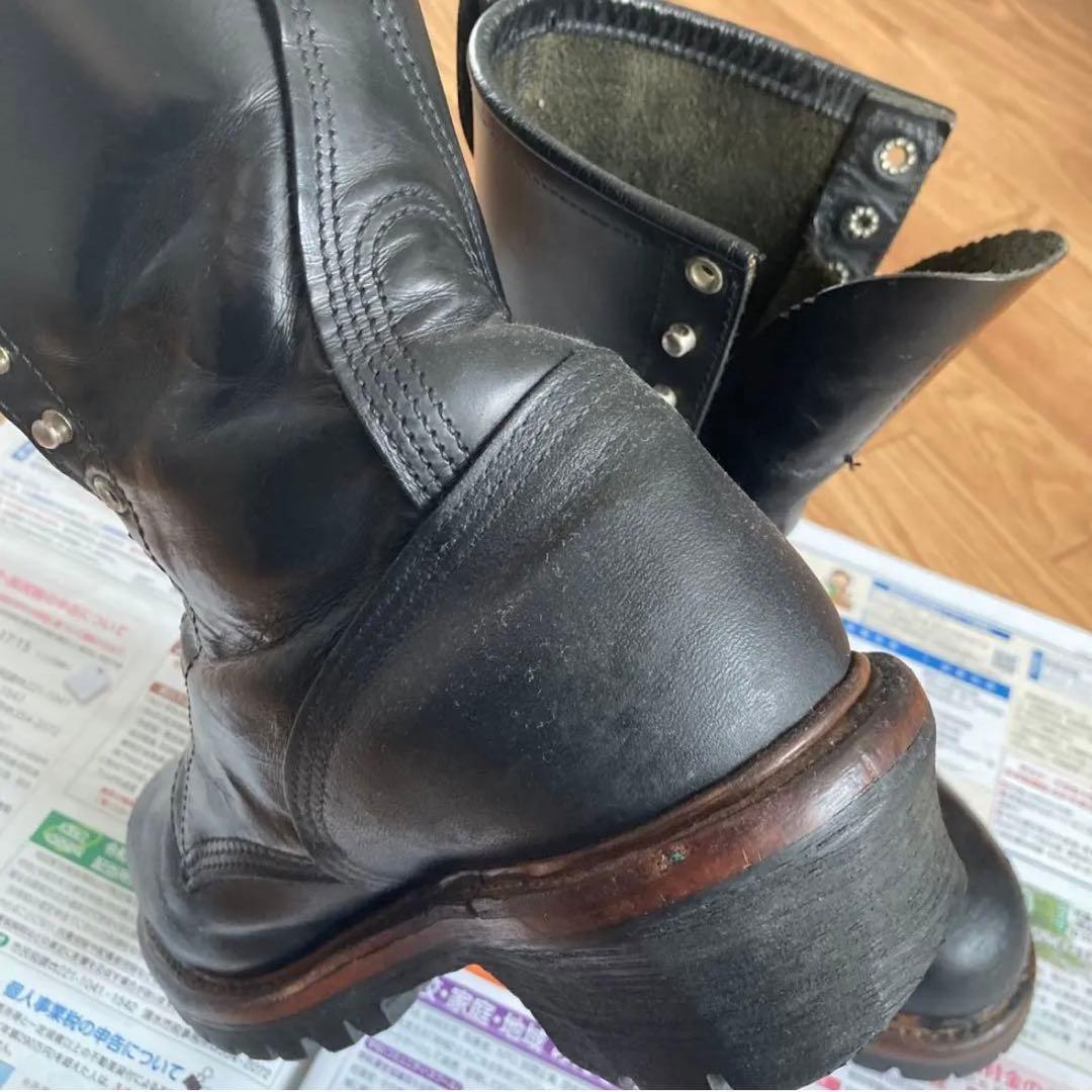 こーちゃん RED WING ロガーブーツ 紐なし