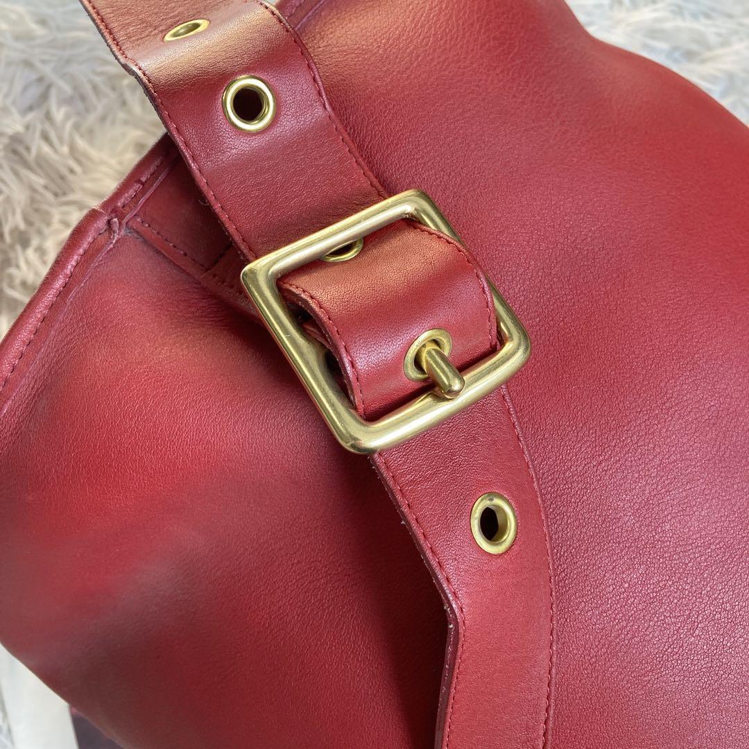 未使用保管品 vintage coach old usa backpack巾着