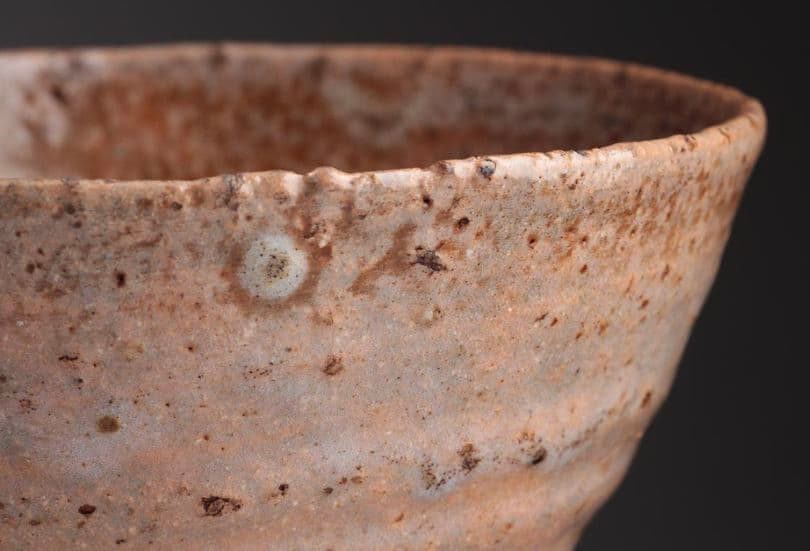 【伝世】朝鮮古美術　李朝　井戸茶碗 合箱　李朝茶碗 　朝鮮古陶　青井戸　奥高麗