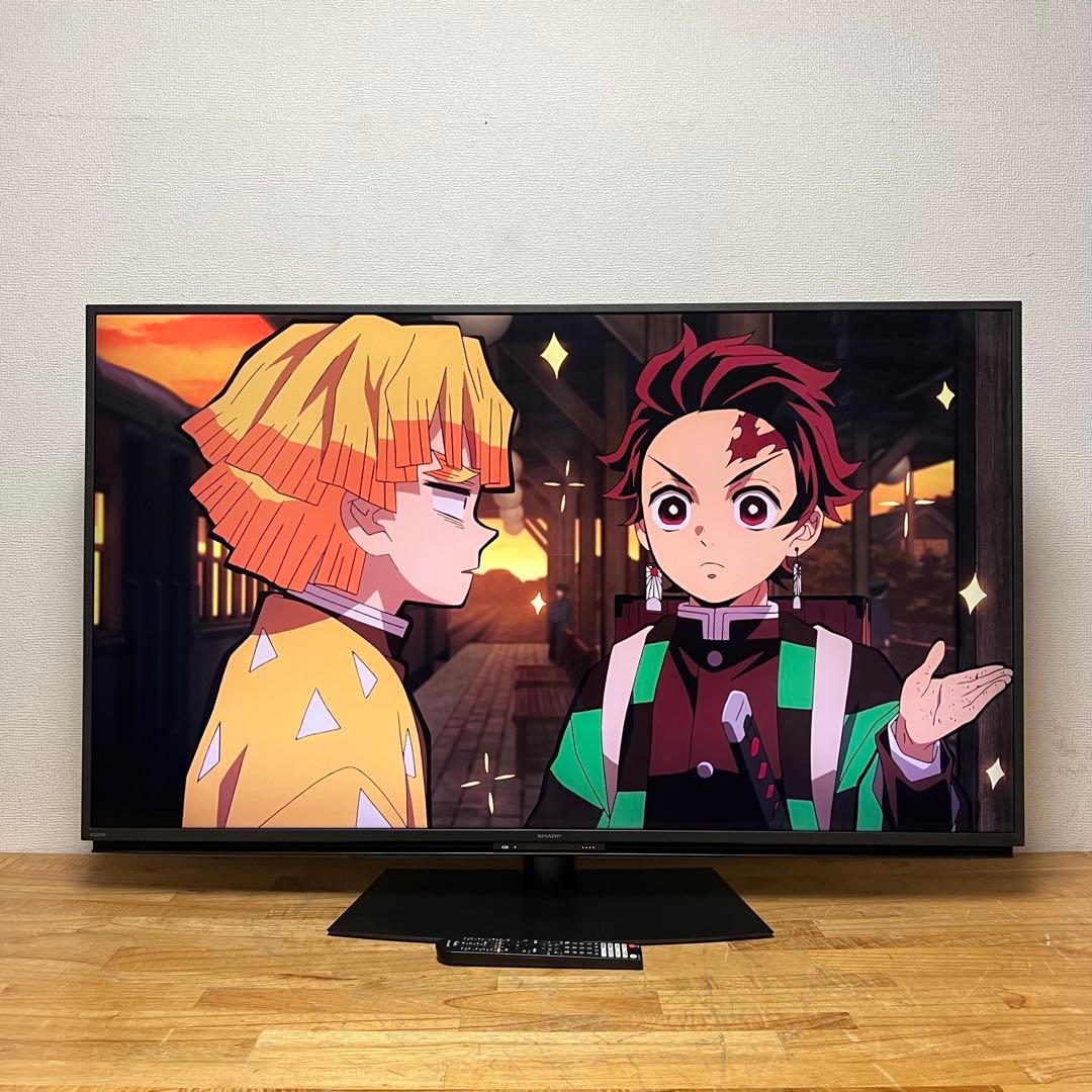 シャープ 55V型 4K液晶テレビ AQUOS 4T-C55EN1 動画アプリ○