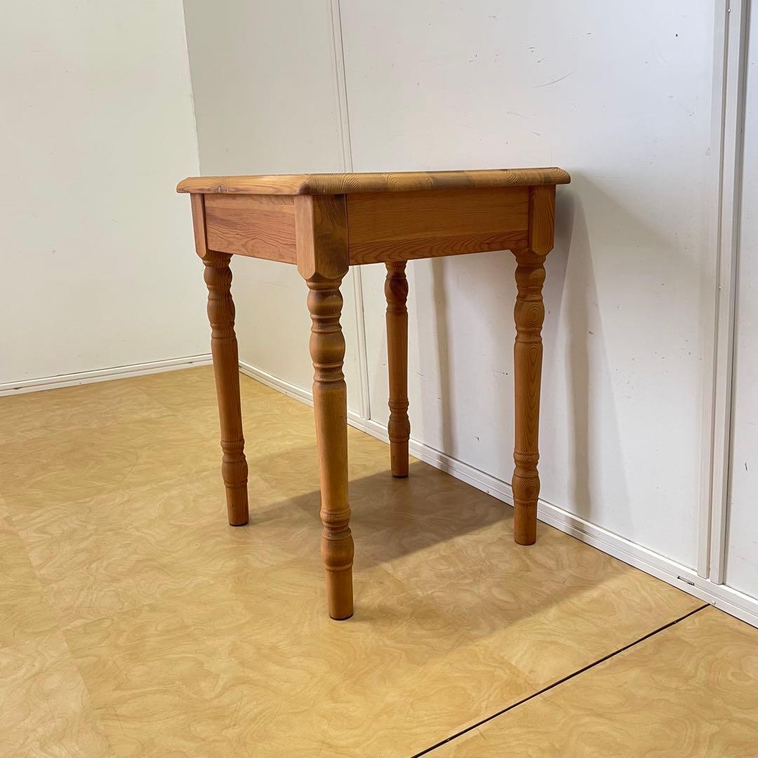 カントリー家具 サイドテーブル 引き出し 電話台 机 デスク 北欧スタイル