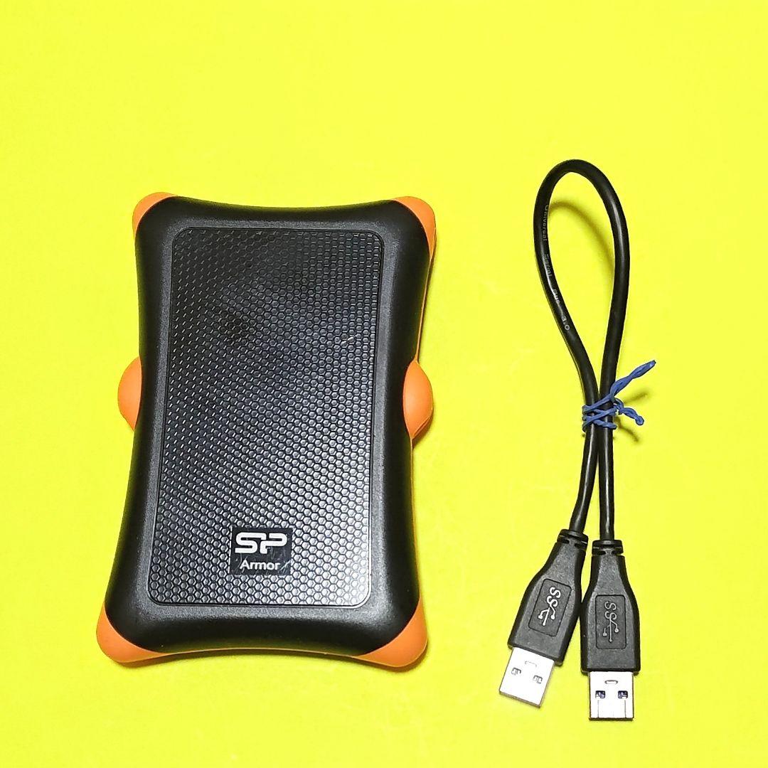♦️①シリコンパワーUSB3.0 Armor A30 ポータブルHDD 2TB