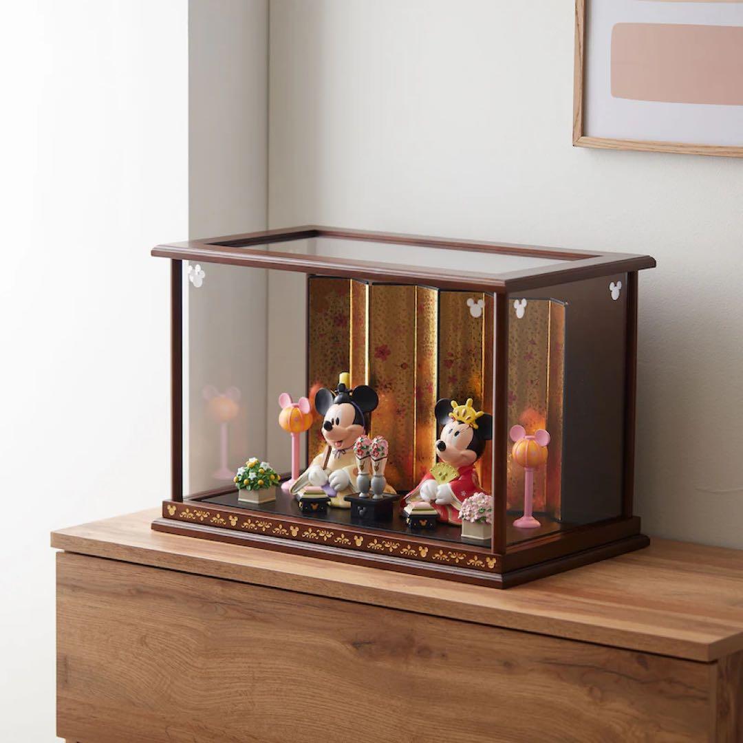 親王飾り専用ケース「ミッキーモチーフ」 ベルメゾン 雛人形 ケースのみ
