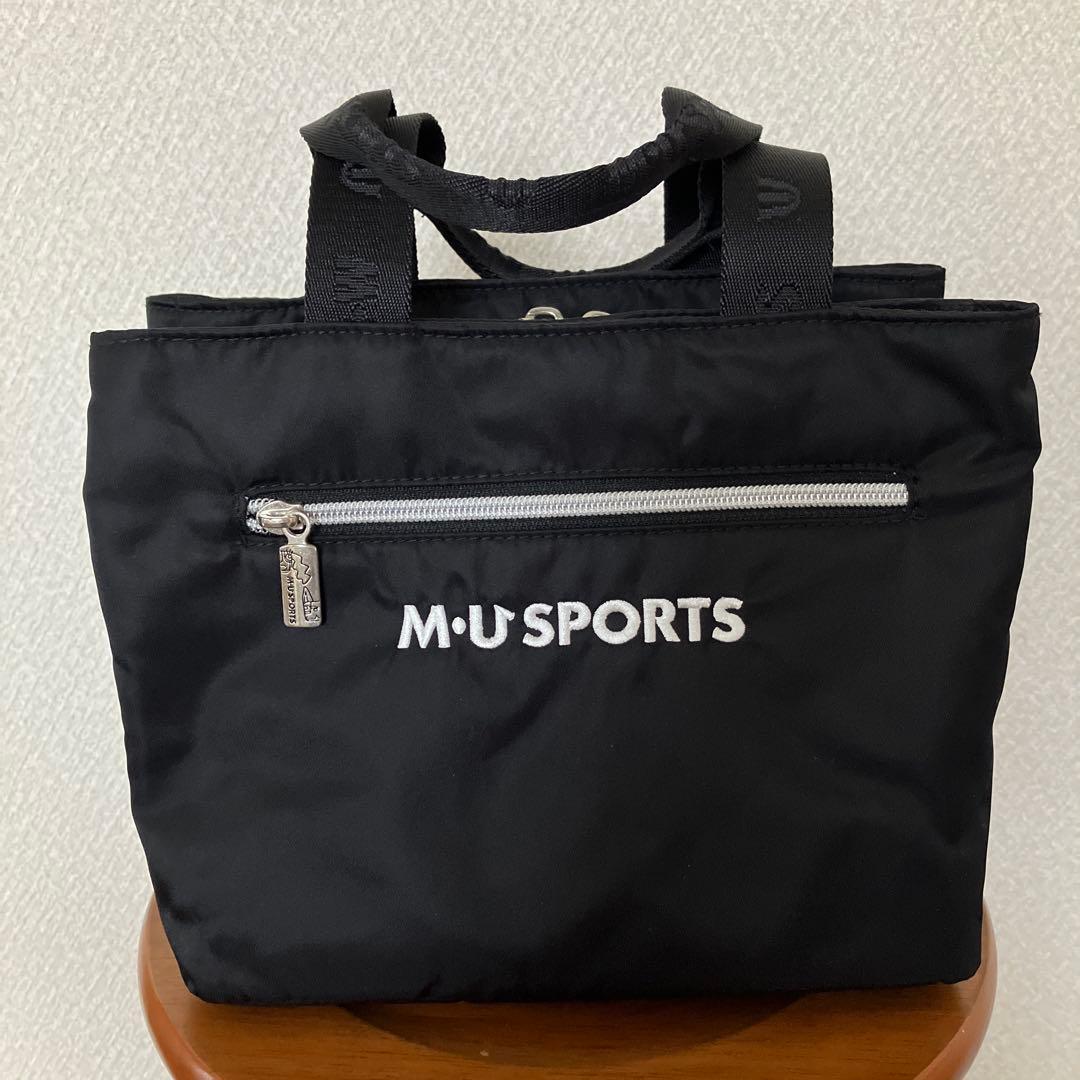 【美品】MU SPORTS トートバッグ カートバッグ ラウンドバッグ
