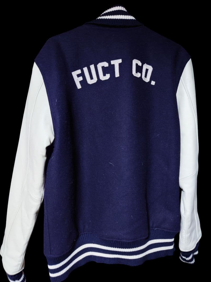 美品！ファクト SSDD 中綿入り スタジャン 袖 牛革 XXL 送料無料！