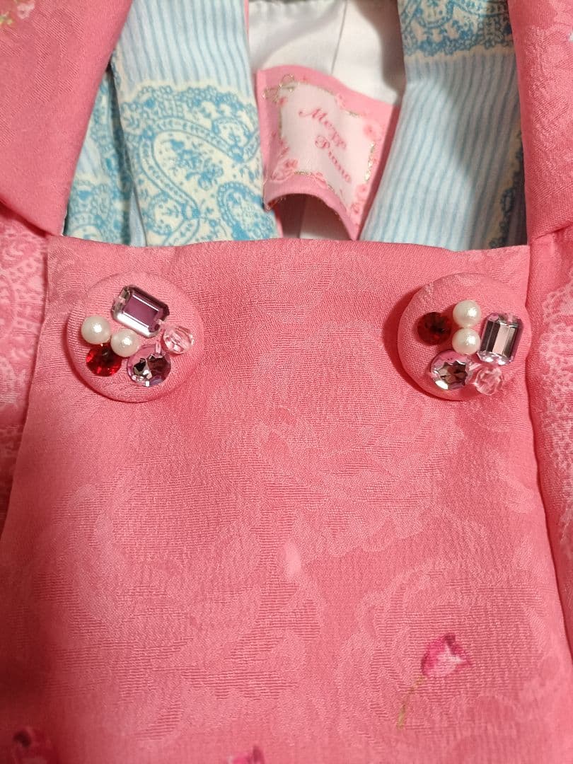 mezzo piano メゾピアノ　3歳　七五三　着物　被布セット　女の子　水色