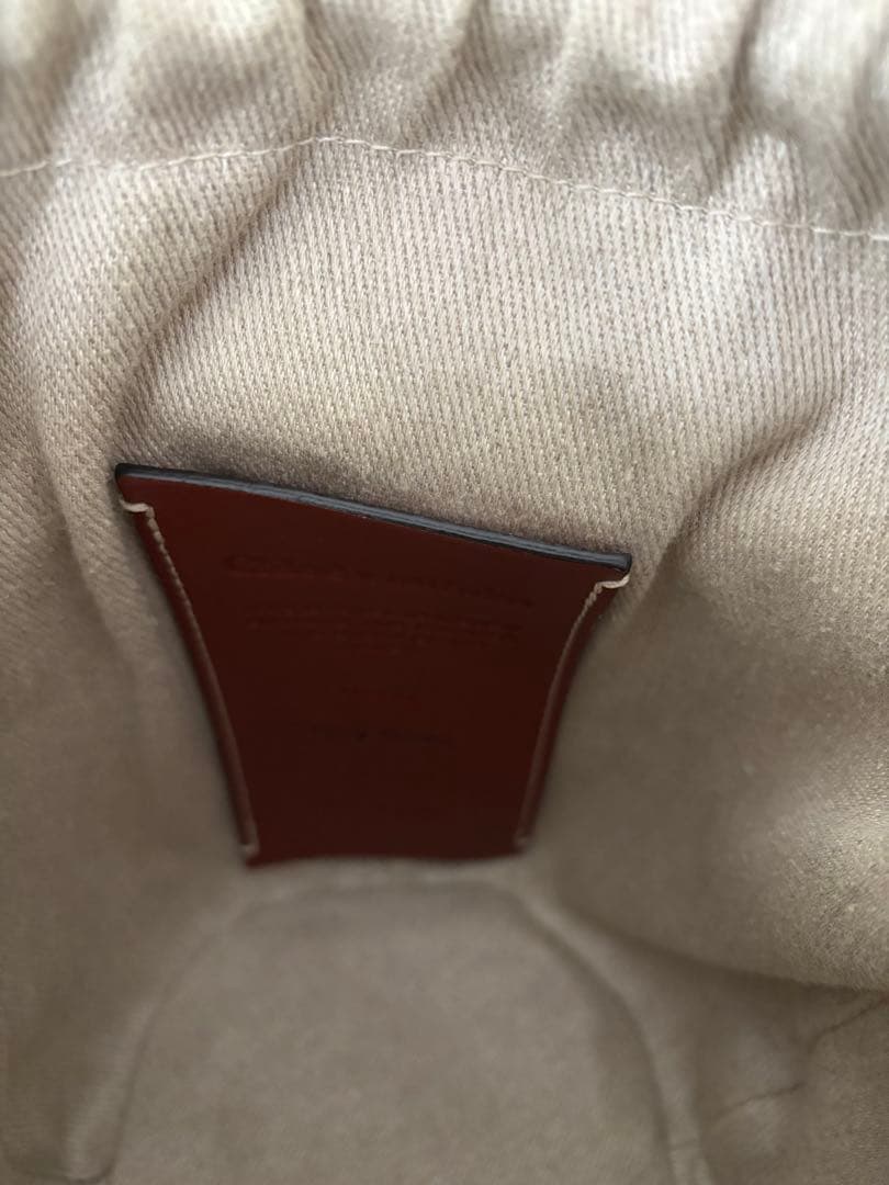 Chloé クロエ ベージュ 巾着型かごバッグ