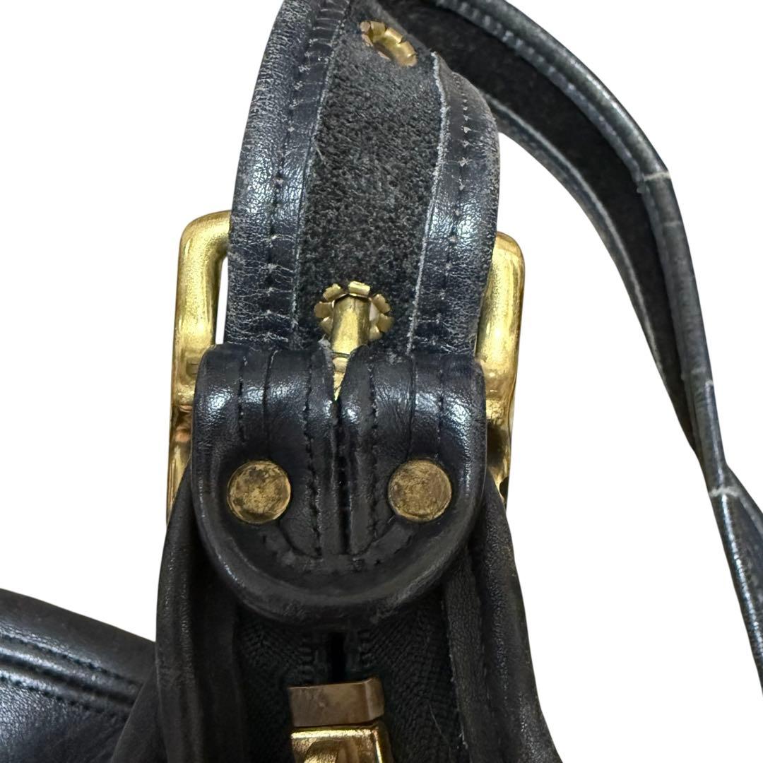 オールドコーチ ショルダーバック バケツバッグ型 USA製　グラブタンレザー