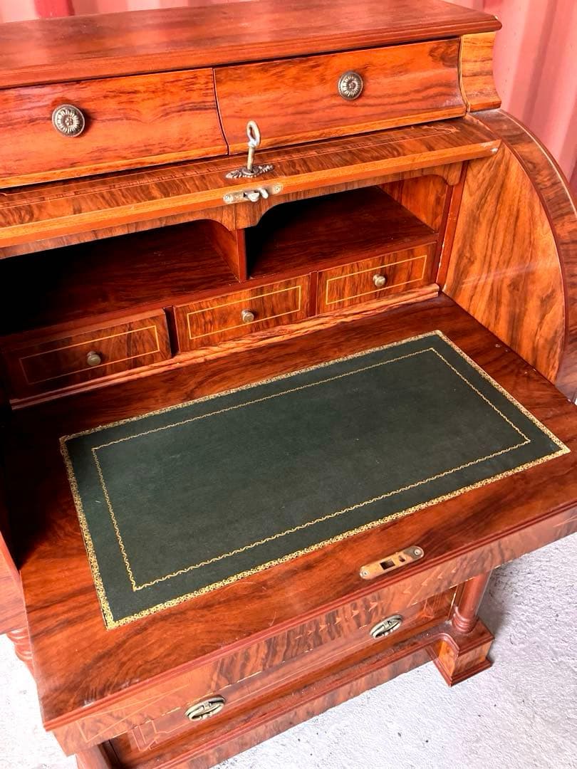 ヴィンテージ　ロールトップライティングビューロー