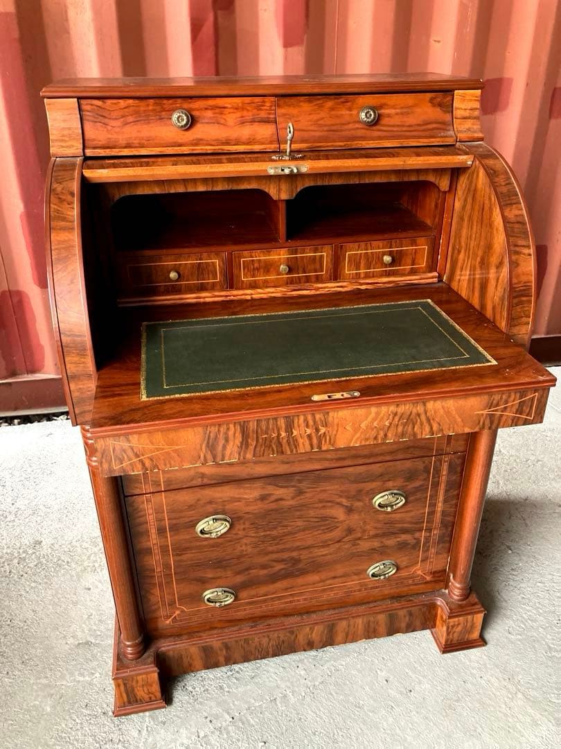 ヴィンテージ　ロールトップライティングビューロー