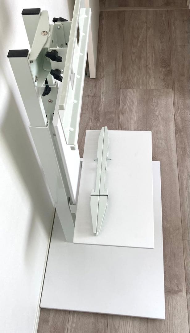 テレビスタンド/ホワイト/32〜65インチ対応/首振り型