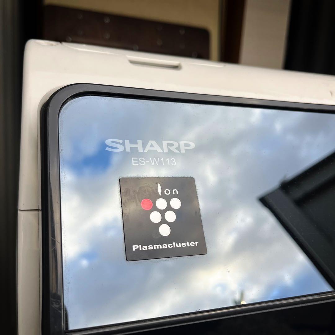 送料無料！※ジャンク品 SHARP ドラム式洗濯機 ES-W113
