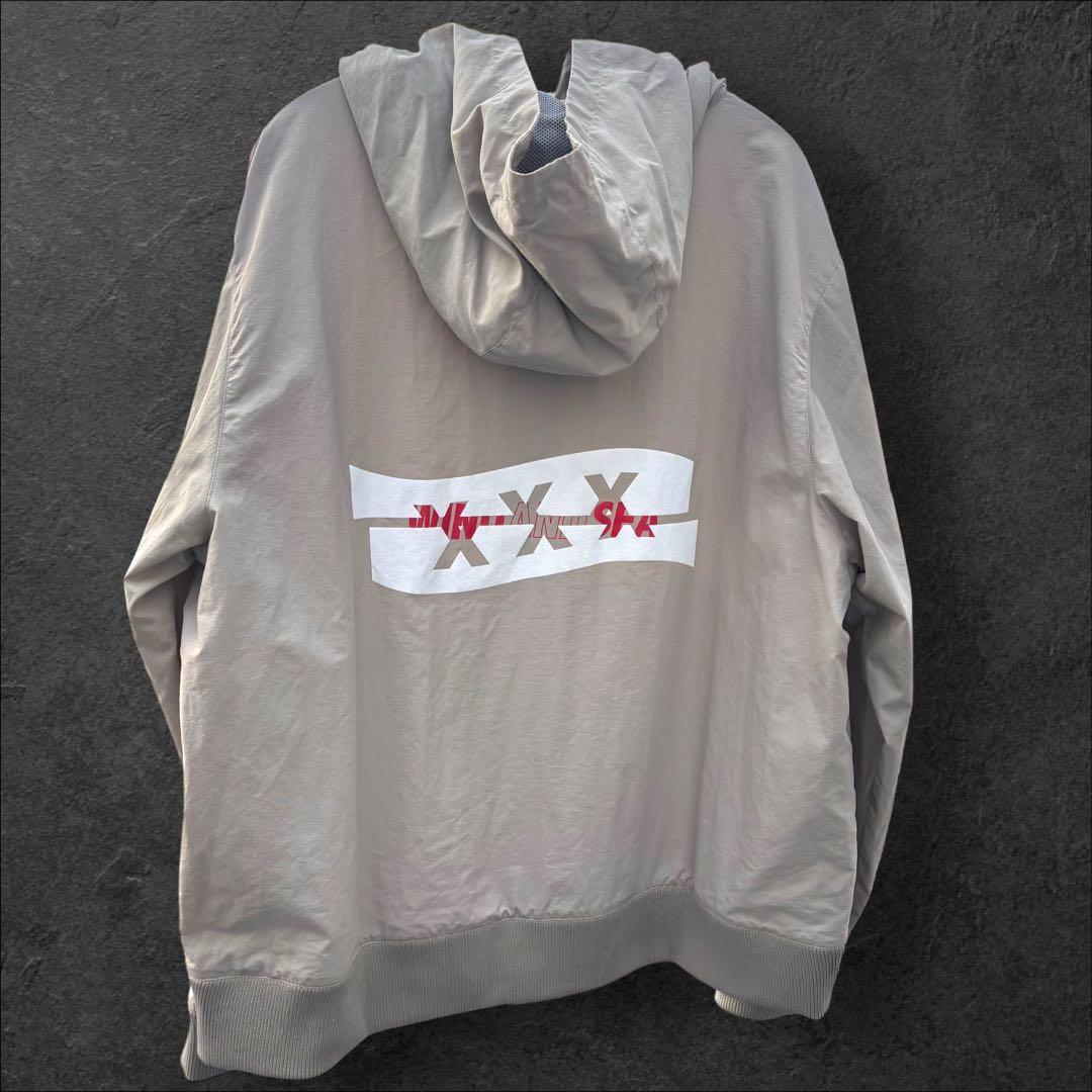 WIND AND SEA x GOD SELECTIONナイロンパーカー　グレー