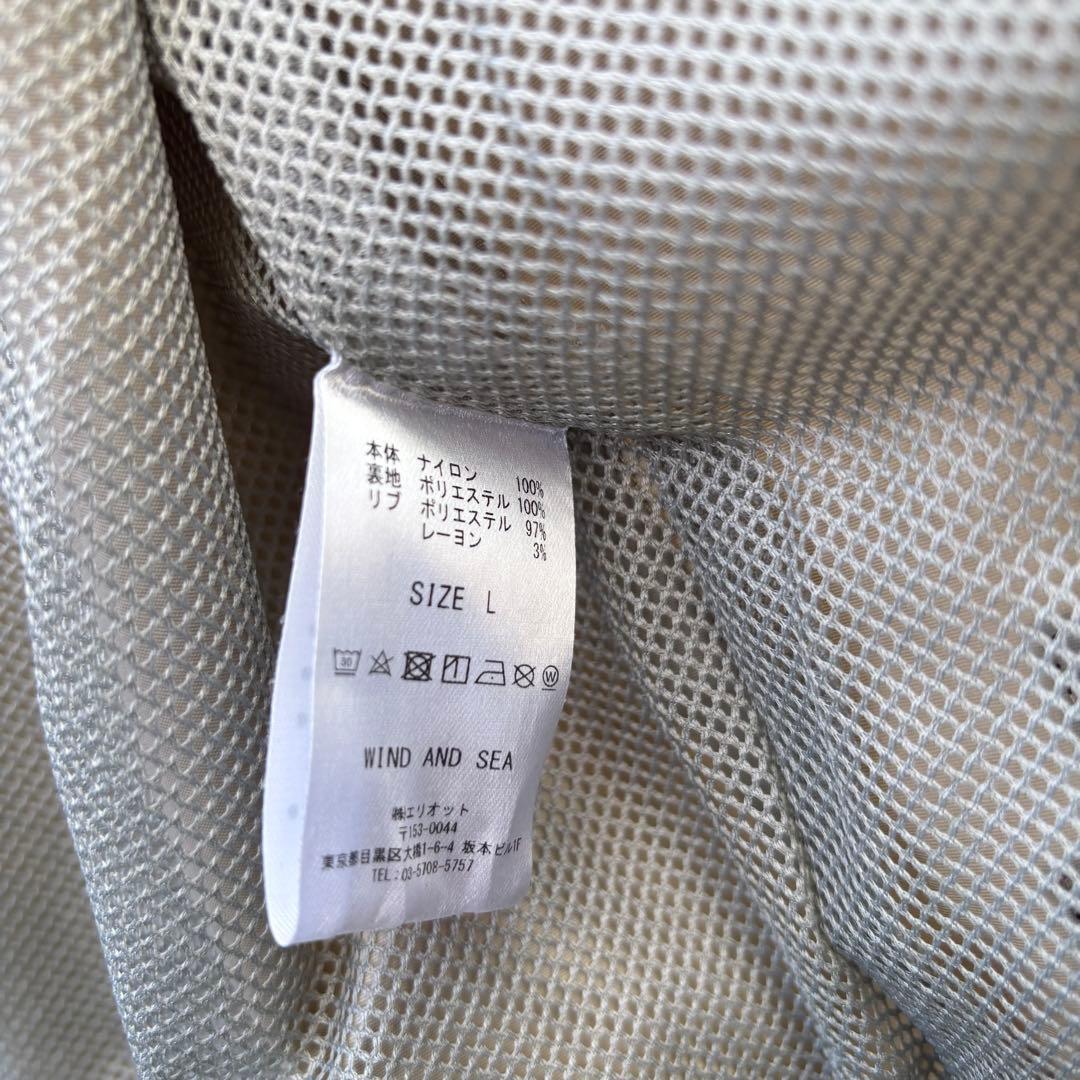 WIND AND SEA x GOD SELECTIONナイロンパーカー　グレー