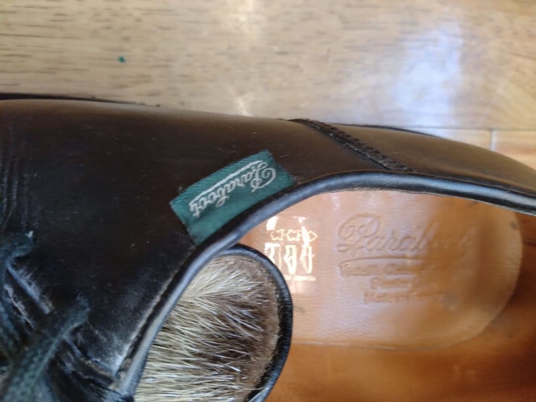 Paraboot モカシン 靴 レザー 毛皮