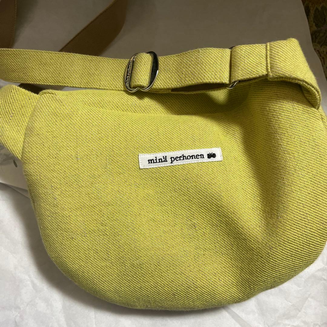 最終minä perhonen パプリッコボディバッグ イエロー