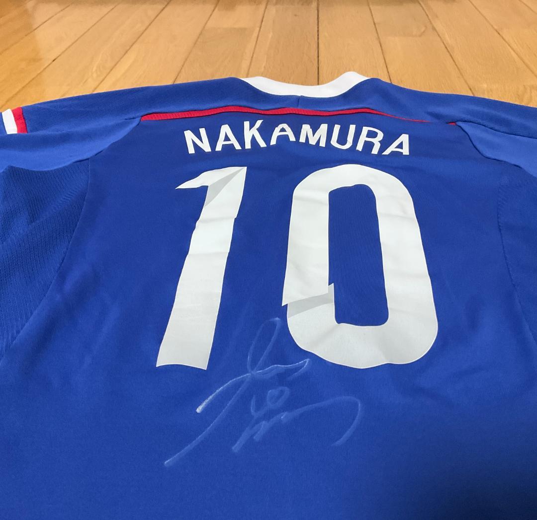 横浜Fマリノス中村俊輔選手 サイン入り ACL試合用スペシャルユニホーム