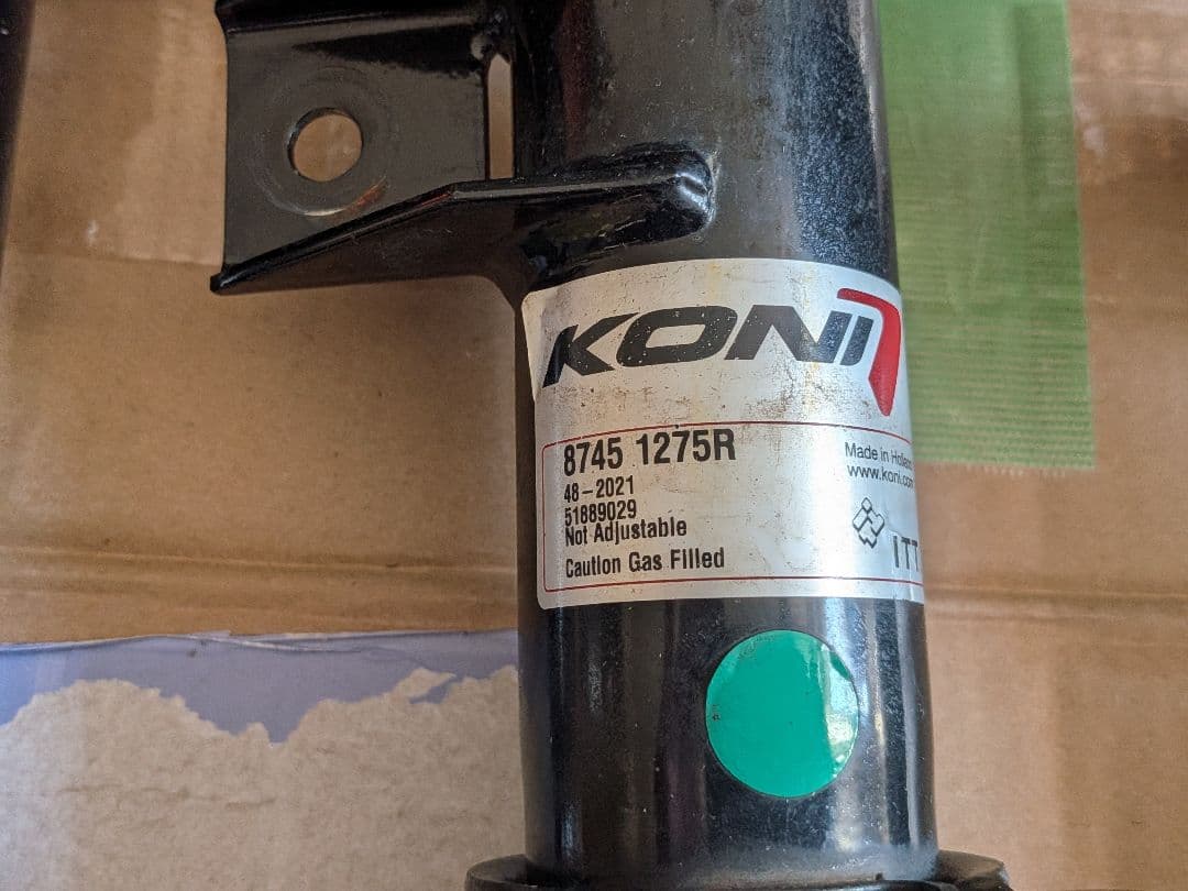 【値下げしました】アバルト abarth595 コンペ　KONI サスペンション