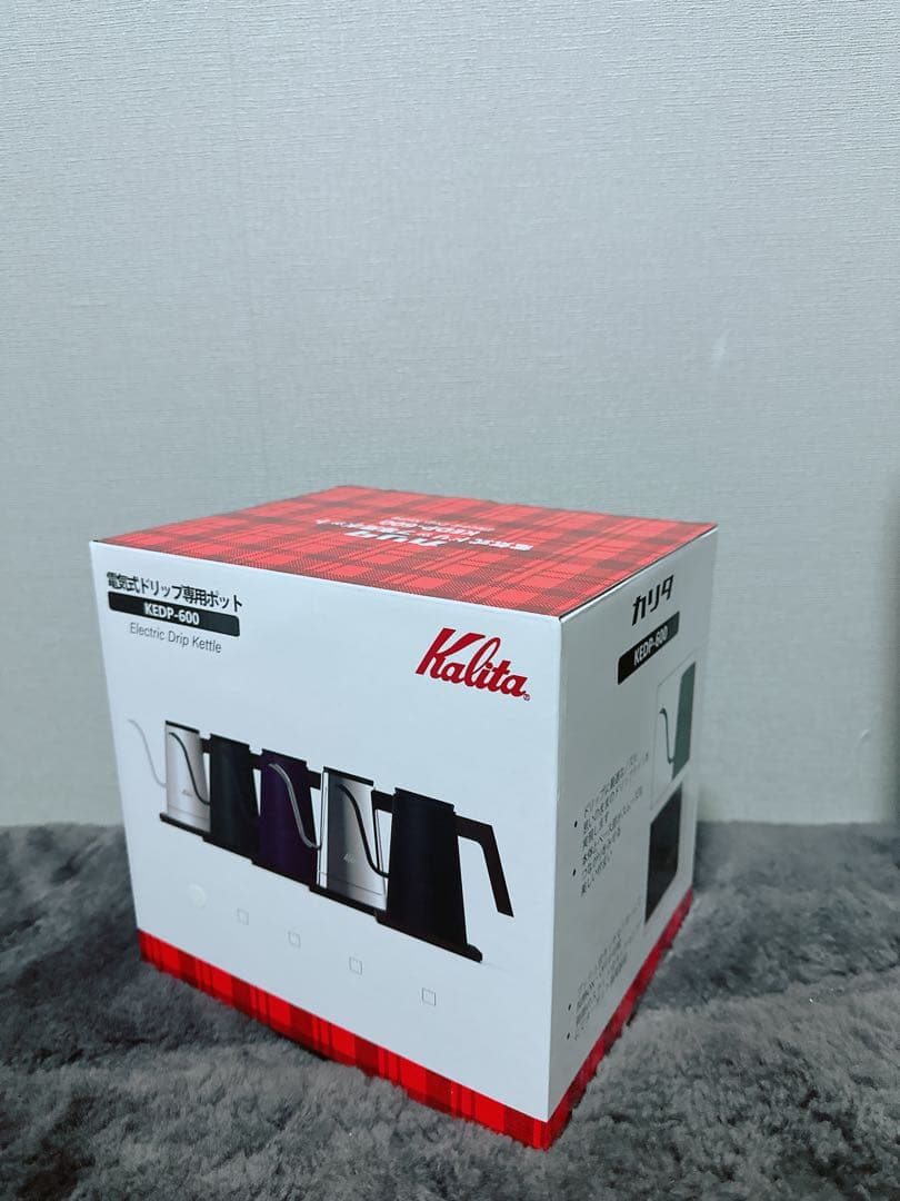 カリタ 600ml ホワイト KEDP-600 JP 電気ケトル 細口ノズル