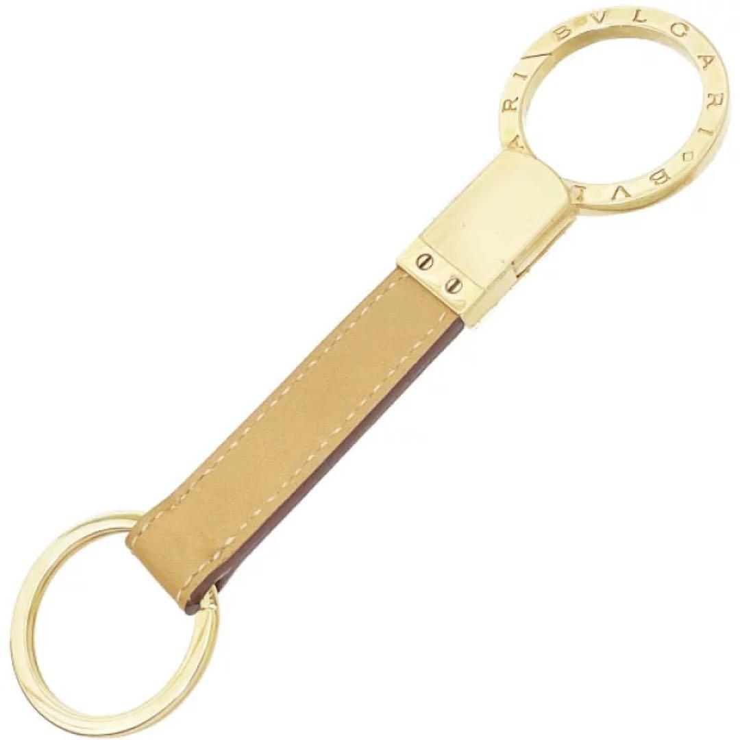 未使用 ブルガリ ブルガリブルガリ キーホルダー キーリング 箱付【15632】