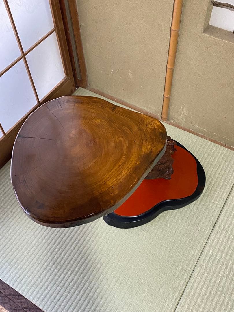 盆栽台　天然素材